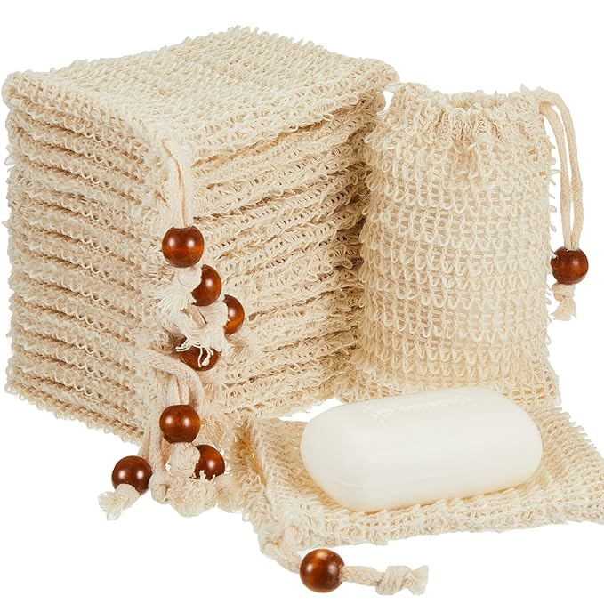 Exfoliating Sisal Soap Saver Bag