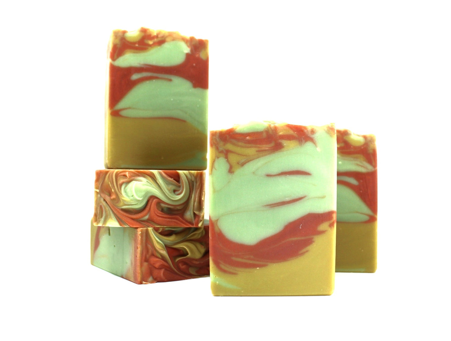 Sage, Olive, and Red Bar soap