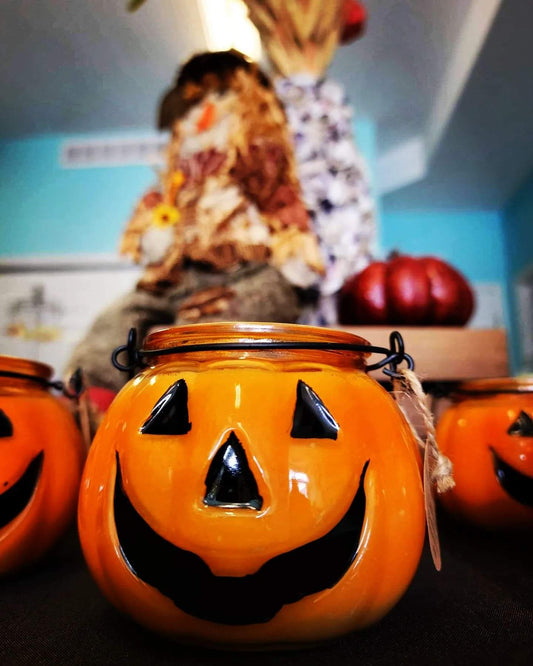 Hand Poured Soy Wax Candle - 11.5 oz. Jack-O-Lantern