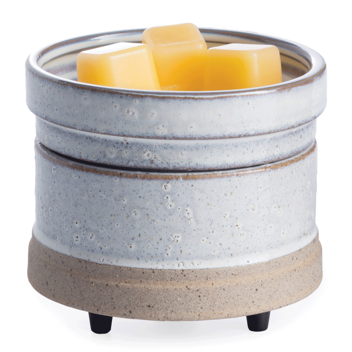 Rustic White 2-in-1 Wax Melt & Candle Warmer
