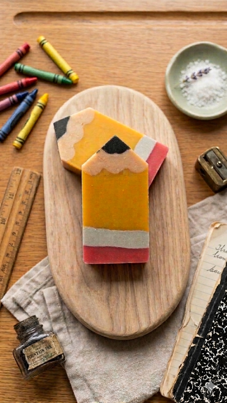 "Thank You, Teacher" Pencil Handmade Artisan Soap **PRE-ORDER AVAILABLE 6-10-26**