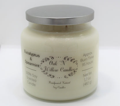 Hand Poured Soy Wax Candle - 17 oz.