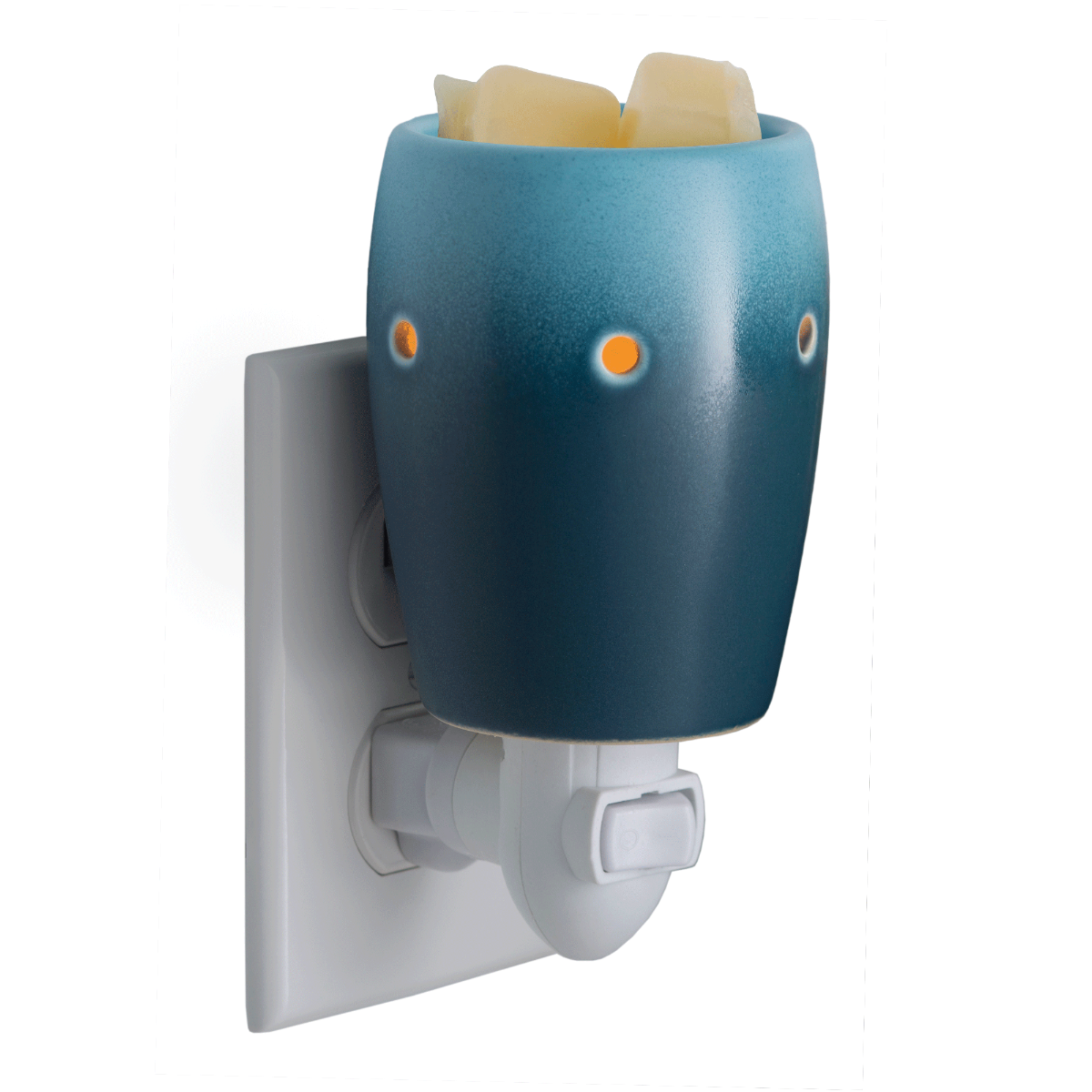 Ombre Blue Wall Plug-In Wax Melt Warmer – Wildflower & Willow